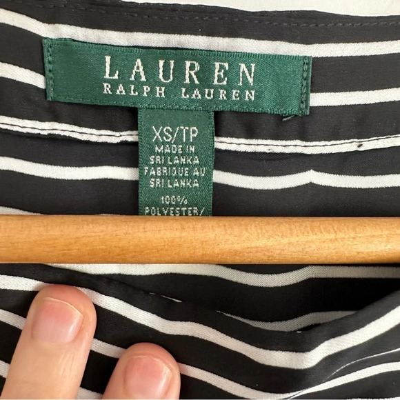 Lauren Ralph Lauren Tunic Blouse Striped Size: XS - Picture 5 of 5